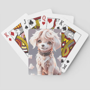 Niedlicher Chibi Golden Retriever Welppy Spielkarten