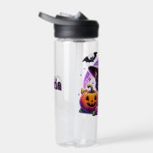 Niedlicher Chibi Halloween Black Cat und Pumpkin Trinkflasche (Rechts)