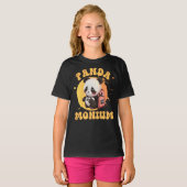 Niedlicher Chibi Kawaii Panda Name School Jahr zur T-Shirt (Vorne ganz)