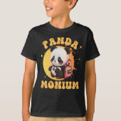 Niedlicher Chibi Kawaii Panda Name School Jahr zur T-Shirt (Vorderseite)
