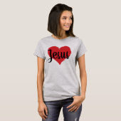 niedlicher Chic JESUS HEART | T-Shirt (Vorne ganz)