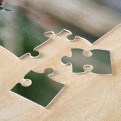 Niedlicher Chickadee im Winter Puzzle (Seite)