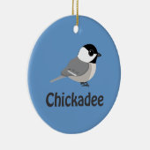 Niedlicher Chickadee Keramikornament (Rechts)