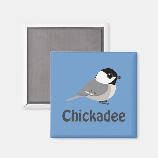 Niedlicher Chickadee Magnet (Vorderseite/Rückseite)