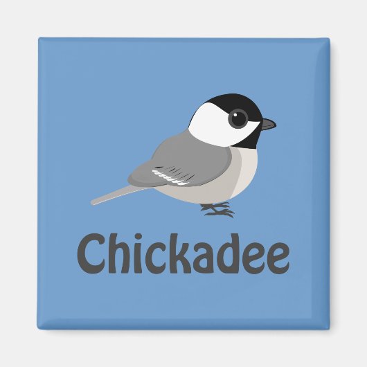 Niedlicher Chickadee Magnet (Vorne)