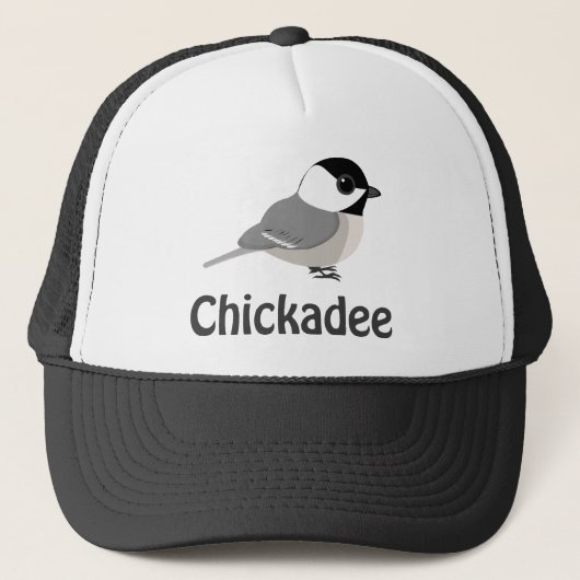Niedlicher Chickadee Truckerkappe (Vorderseite)