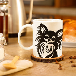 Niedlicher Chihuahua-Cartoon Kaffeetasse