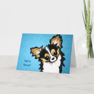 Niedlicher Chihuahua Dog Kindergeburtstag Custom Karte
