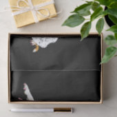 Niedlicher Chihuahua Dog Tan Brown Black Elegant Seidenpapier (Geschenk)