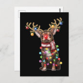 Niedlicher Chihuahua Dog Weihnachtsgeschenke Postkarte (Vorne/Hinten)