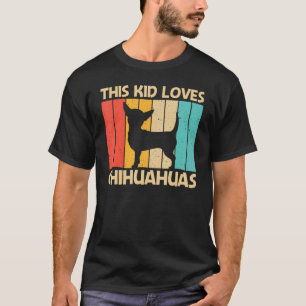 Niedlicher Chihuahua für Kinder Jungen Chihuahua H T-Shirt
