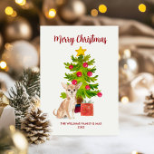 Niedlicher Chihuahua-Hund Weihnachten