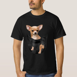 Niedlicher Chihuahua in deinem Pocket Weihnachten T-Shirt