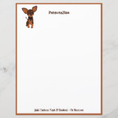 Niedlicher Chihuahua-Welpen (Vorderseite)