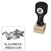 Niedlicher chinesischer Drache personalisieren Gummistempel (Stempel)
