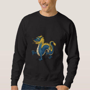 Niedlicher chinesischer Zodiac-Drache Sweatshirt