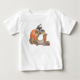 Niedlicher Chipmunk (Eichhörnchen) Pumpkin Baby T  Baby T-shirt