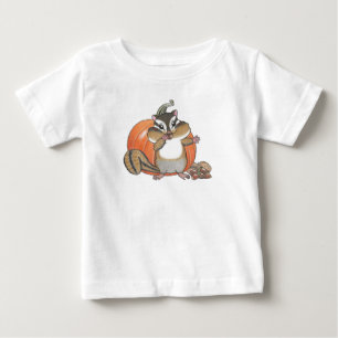 Niedlicher Chipmunk (Eichhörnchen) Pumpkin Baby T T-shirt