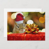 Niedlicher Chipmunk-frohe Weihnachten (Vorne/Hinten)