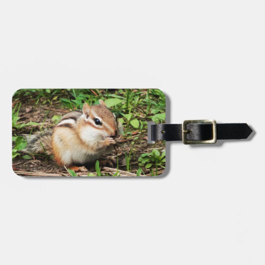 Niedlicher Chipmunk Gepäckanhänger (Vorderseite horizontal)
