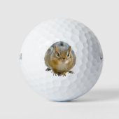 Niedlicher Chipmunk Golfball (Vorderseite)