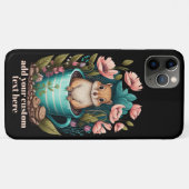 Niedlicher Chipmunk in der Cup-Wildblume Cotatteco Case-Mate iPhone Hülle (Rückseite (Horizontal))