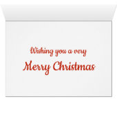 Niedlicher Chipmunk Weihnachtskranz (Innenansicht Horizontal (Unten))