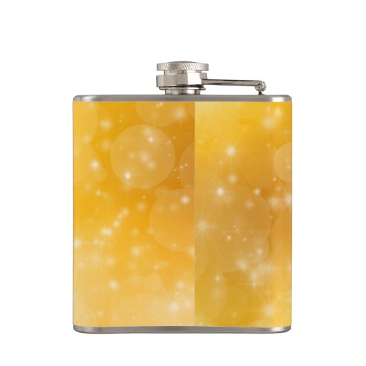 Niedlicher Chipmunk Weihnachtskranz Flachmann (Rückseite)