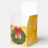 Niedlicher Chipmunk Weihnachtskranz Geschenkschachtel (Geöffnet)