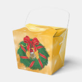 Niedlicher Chipmunk Weihnachtskranz Geschenkschachtel (Vorderseite)