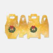 Niedlicher Chipmunk Weihnachtskranz Geschenkschachtel (Ungefaltet)