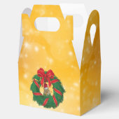 Niedlicher Chipmunk Weihnachtskranz Geschenkschachtel (Geöffnet)