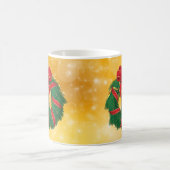 Niedlicher Chipmunk Weihnachtskranz Kaffeetasse (Mittel)