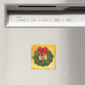 Niedlicher Chipmunk Weihnachtskranz Magnet (In Situ (Geschirrspüler))