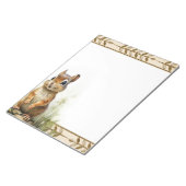 Niedlicher Chipmunk Woodland Animals Editor Notizblock (angewinkelt)