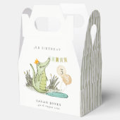 Niedlicher Chomp-Alligator im Sumpf jedes Lebensal Geschenkschachtel (Geöffnet)