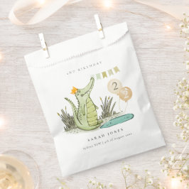 Niedlicher Chomp-Alligator im Sumpf jedes Lebensal Geschenktütchen