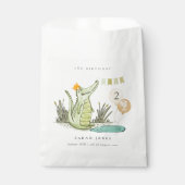 Niedlicher Chomp-Alligator im Sumpf jedes Lebensal Geschenktütchen (Vorderseite)