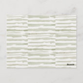 Niedlicher Chomp-Alligator im Sumpf jedes Lebensal Postkarte (Rückseite)