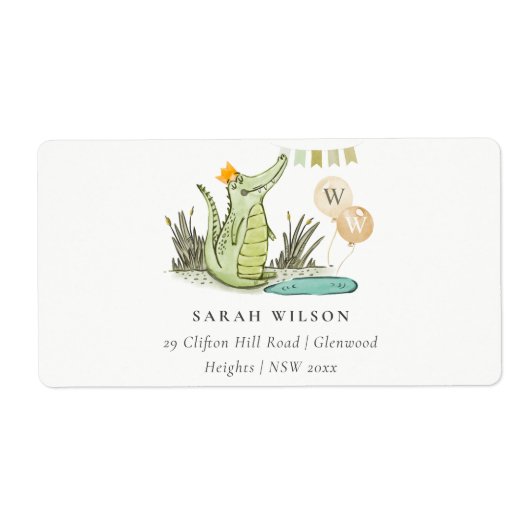 Niedlicher Chomp-Alligator in der Sumpfballon-Adre (Vorne)