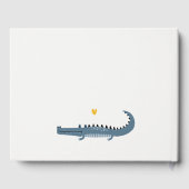 Niedlicher Chomp-Alligator Sumpf jedes Alters Kind Gästebuch (Rückseite)