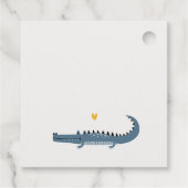 Niedlicher Chomp-Alligator Sumpf jedes Alters Kind Geschenkanhänger (Rückseite)