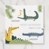 Niedlicher Chomp-Alligator Sumpf jedes Alters Kind Geschenkanhänger (Vorderseite)