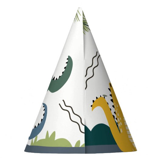 Niedlicher Chomp-Alligator Sumpf jedes Alters Kind Partyhütchen (Rückseite)