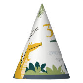 Niedlicher Chomp-Alligator Sumpf jedes Alters Kind Partyhütchen (Links)