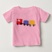 Niedlicher Choo-Choo Zug Baby T-shirt (Vorderseite)