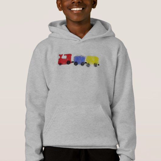 Niedlicher Choo-Choo Zug Hoodie (Vorderseite)