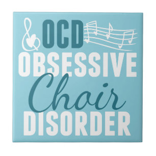 Niedlicher Chor aquamarin Fliese