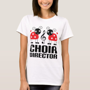 Niedlicher Chor-Direktor Red Ladybugs T-Shirt