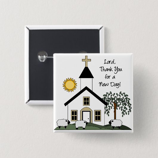 Niedlicher Christlicher Button (Vorne & Hinten)